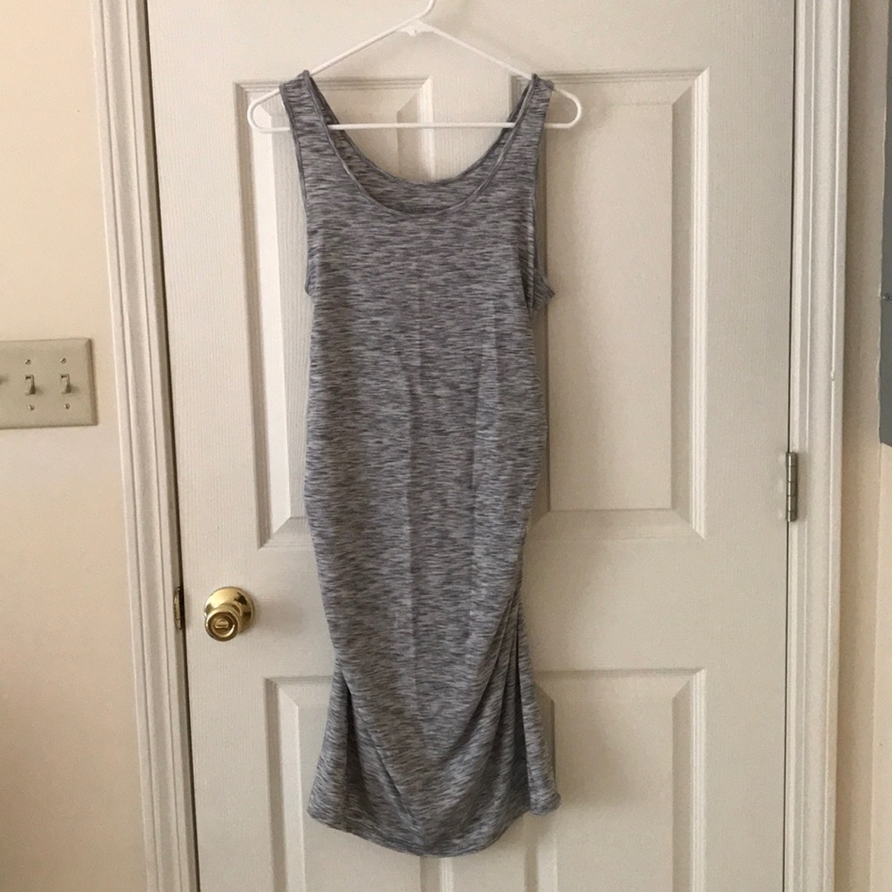 Liz Lange Maternity Heather Grey Maternity Dress